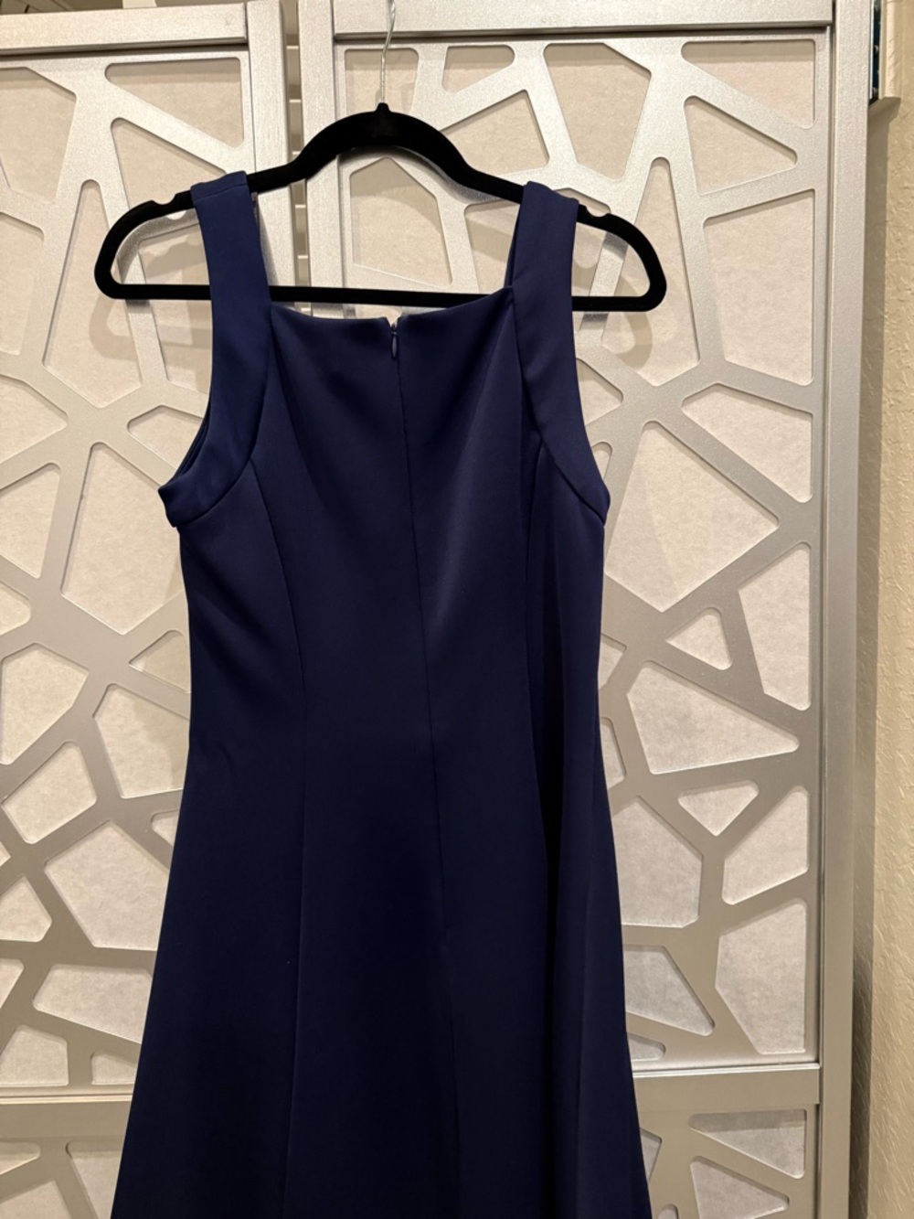 Women’s Navy Square-Neck A-Line Dress size 8